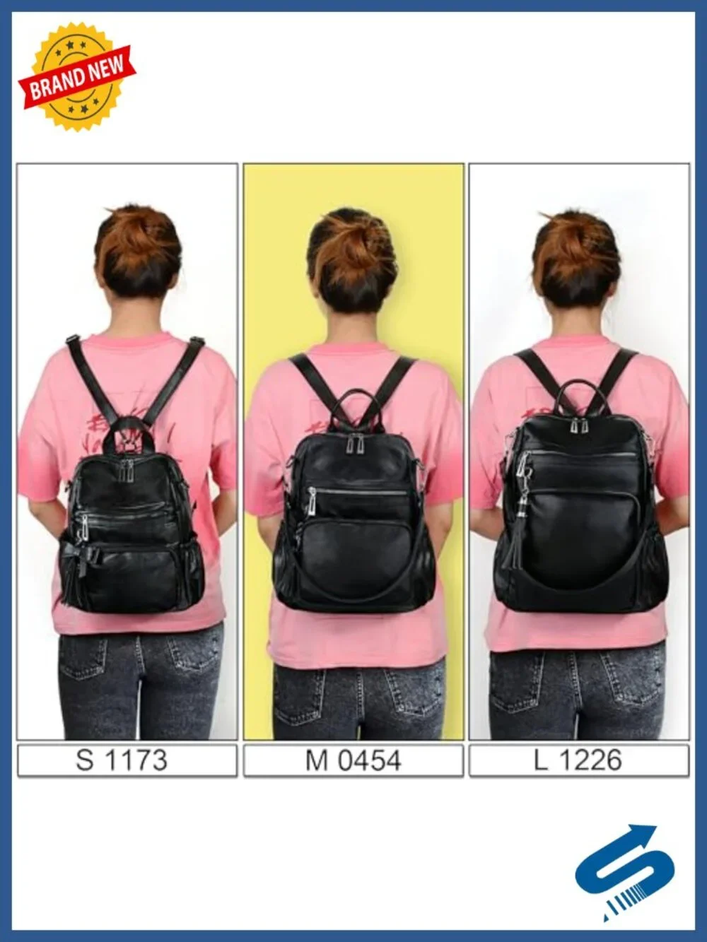 Women's Vegan Leather Convertible Backpack Purse with Tassel, Travel Rucksack